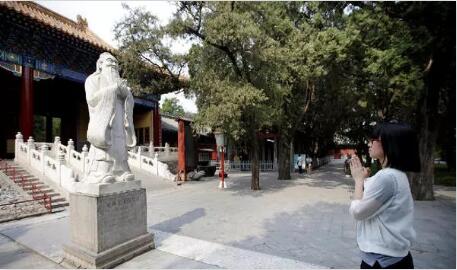 山東曲阜孔廟祈福